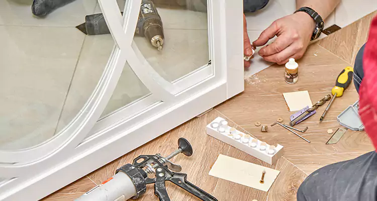 Interior Patio Door Casing Repair in Deerfield Beach, FL