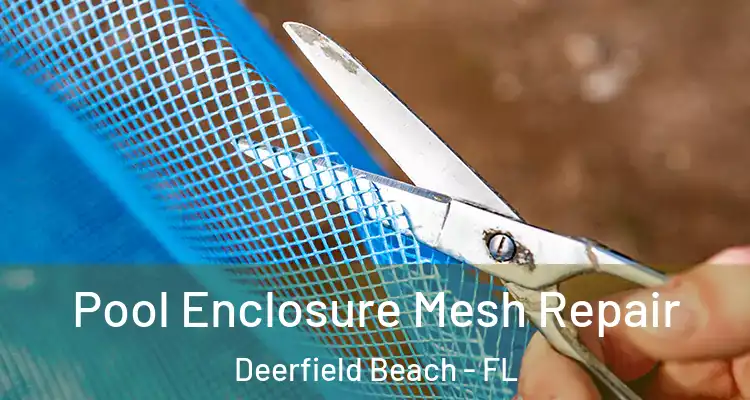  Pool Enclosure Mesh Repair Deerfield Beach - FL