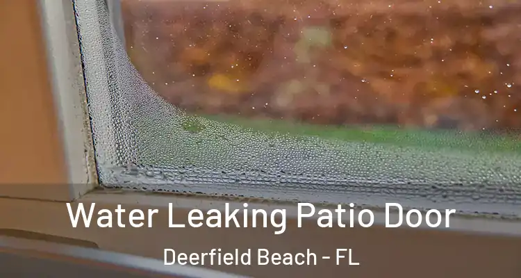  Water Leaking Patio Door Deerfield Beach - FL